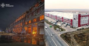 Massive Amtel Warehouse Complex Near Kyiv Destroyed in Strike, Major Logistics Hub Lost