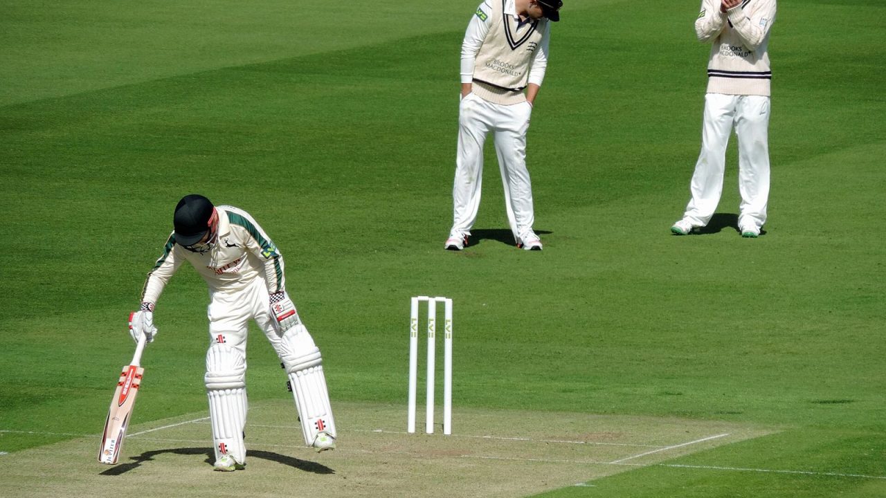 Middlesex playing Nottinghamshire in a County Championship match at Lord's