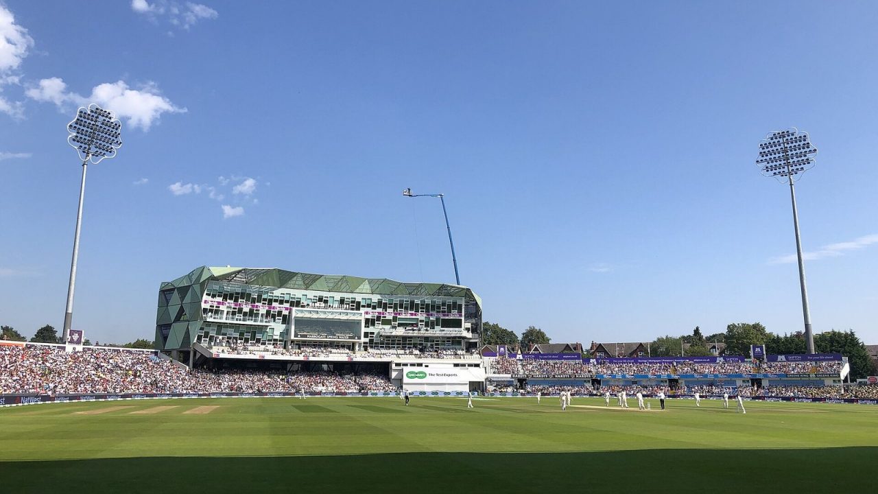 England and Australia in play during the third Ashes Test at Headingley, 2019